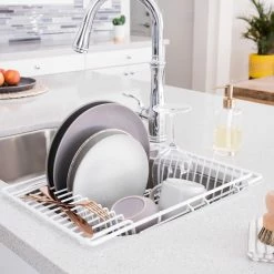 The Better House Adjustable Over-The-Sink Dish Drainer Sinkware