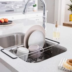 The Better House Over-The-Sink Dish Drainer Sinkware