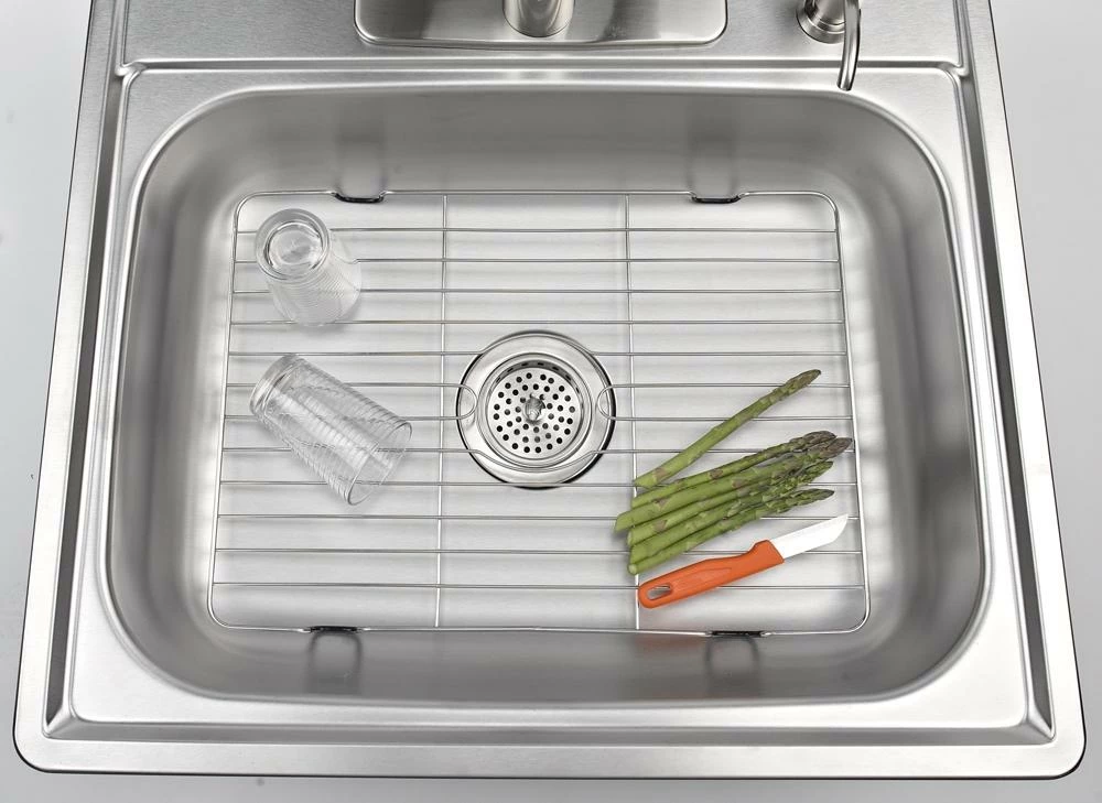 The Better House Stainless Steel Sink Protector With Coated Feet Sinkware 6 The Better House Stainless Steel Sink Protector With Coated Feet Sinkware