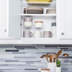 The Better House Organizers Small Brass Storage Shelf