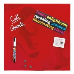 The Better House Glass Magnetic Memo Board Organizers