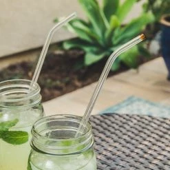 The Better House Kitchen Essentials Glass Straws