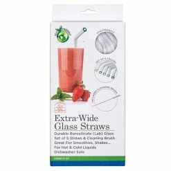 The Better House Extra-Wide Glass Straws