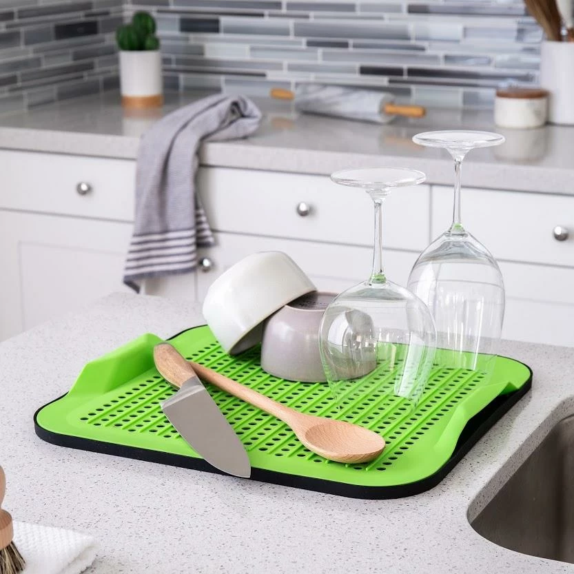 The Better House 2-Piece Silicone Drying Mat Sinkware 2 The Better House 2-Piece Silicone Drying Mat Sinkware