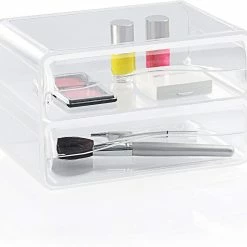 The Better House Crystal Clear 2-Drawer Organizer