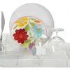 The Better House Sinkware Crystal-Clear Dish Rack Set