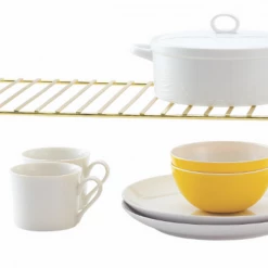 The Better House Medium Storage Shelf - Brass