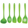 The Better House Green 5-Piece Silicone Cooking Tools Kitchen Essentials