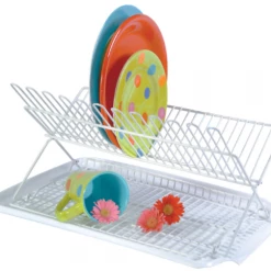 The Better House Sinkware Folding Dish Rack & Drain Board Set