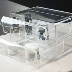The Better House Crystal Clear 2-Drawer Organizer