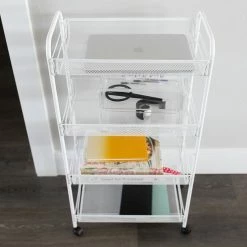 Better Houseware 4-Shelf Trolley Organizers