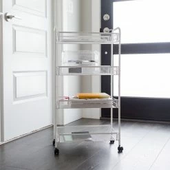 Better Houseware 4-Shelf Trolley Organizers