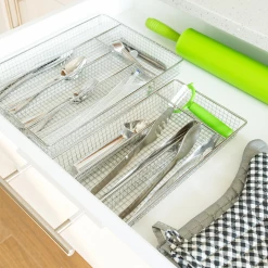 The Better House Cutlery Tray (Chrome) Organizers